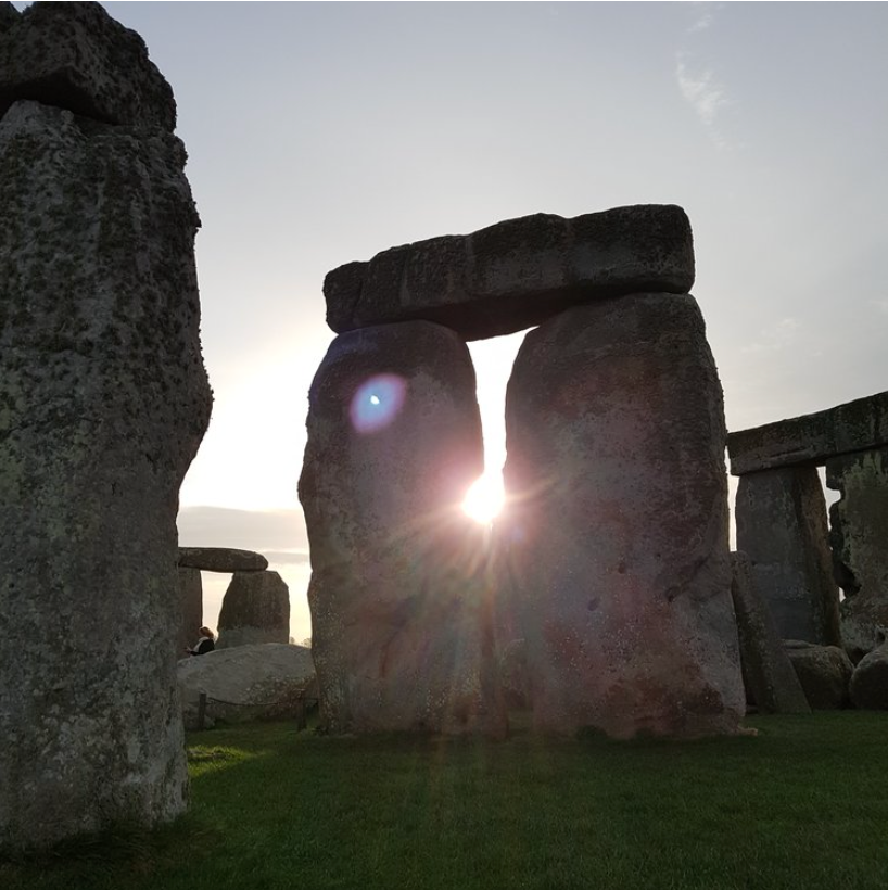 Stonehenge Sunrise with the Guardian Dragons