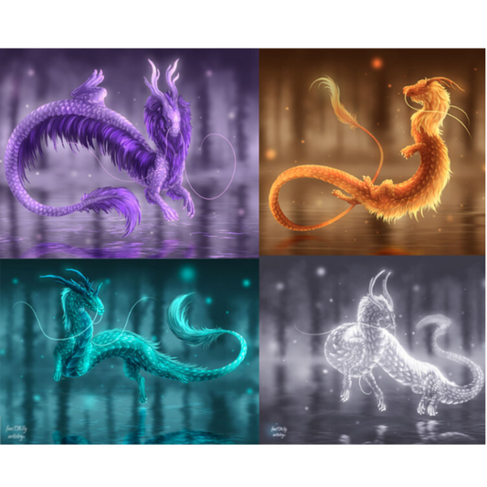 Dragon Chakra Posters